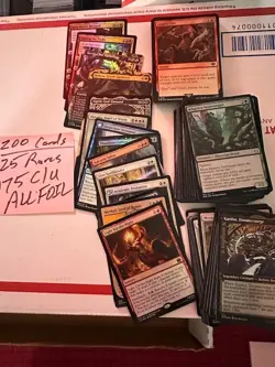 Magic The Gathering Cards - Pack 25 Rares, 175 Uncommon/Common - 200 total cards - Image 4