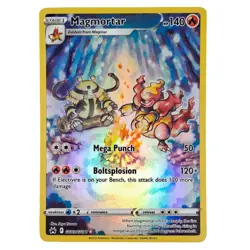 Magmortar GG03/GG70 Crown Zenith Galarian Gallery Holo Pokemon Card NM - Image 1