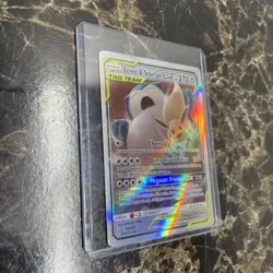 Pokemon TCG Eevee & Snorlax GX TAG TEAM Ultra Rare Holo Card Sm-Team Up 120/181 - Image 2