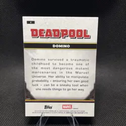 Topps Chrome 2025 Mini Diamond Domino Marvel Trading Card #4 - Image 2