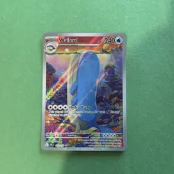 Pokemon TCG Wailord 162/159 Journey Together Illustration Rare Holo Card - Image 1
