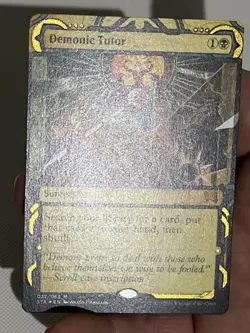 Demonic Tutor Foil Etched NM Unplayed Strixhaven Mystical Archive MTG - Image 3