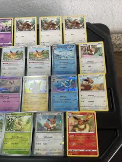(30) EEVEE CARDS LOT VTG GLACEON LEAFEON ESPEON JOLTEON EVOLUTION Holo Rare - Image 4
