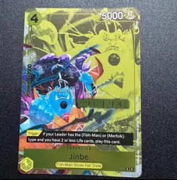 One Piece Winner Card Jinbe Winner Pack 2025 Vol 3 Foil EB02-055 R - Image 1