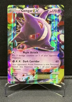 Pokemon Card - Gengar EX XY - Phantom Forces 34/119 Ultra Rare Holo - Image 1