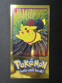 Flying Pikachu Jumbo Card Topps 4 of 5 Pokemon TV Animation Edition Series 2 - Image 1