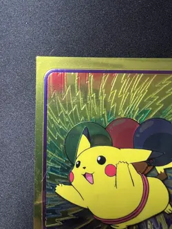 Flying Pikachu Jumbo Card Topps 4 of 5 Pokemon TV Animation Edition Series 2 - Image 2