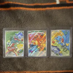 Pokemon First Partner Kanto 2026 Bulbasaur Charmander Squirtle Lot - 3 Cards - Image 1