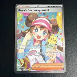 Pokemon TCG 123/88 Rosa’s Encouragement SIR Perfect Order Card - Image 1