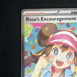 Pokemon TCG 123/88 Rosa’s Encouragement SIR Perfect Order Card - Image 5