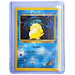 Sabrina's Psyduck 99/132 Pokemon TCG Gym Challenge NM Vintage 2000 Card - Image 1
