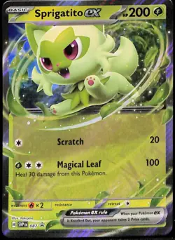 Sprigatito ex Promo SV: Scarlet & Violet Promo Cards 087 NM Holo - Image 1