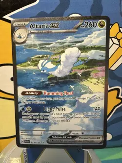 Pokemon TCG Altaria EX Paradox Rift Holo Card 253/182 - Image 1