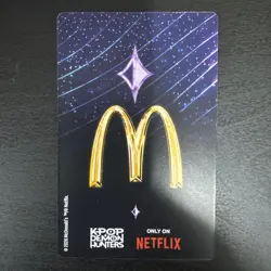 McDonalds KPOP Demon Hunter Saja Boys Meal Mystery Holo Card - Image 2