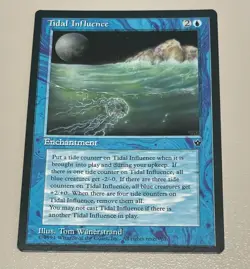 3x Blau 1U+2C - MTG - Fallen Empires - ENGLISCH - ©1994 NM zB Tidal Influence - Image 2