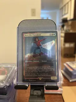Max the Daredevil Foil 345 MTG Secret Lair X Stranger Things - Image 1