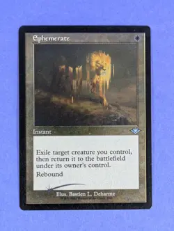 MTG Magic: Modern Horizons 1 Timeshifts: Ephemerate Foil #1/40 Uncommon - NM - Image 1