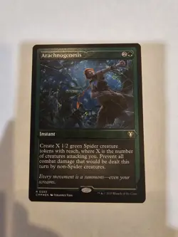 Arachnogenesis (Foil Etched) Commander Masters Foil - Image 1