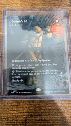 Donnie’s Bo Teenage Mutant Ninja Turtles Magic The Gathering TMNT M 0017 MTG - Image 1