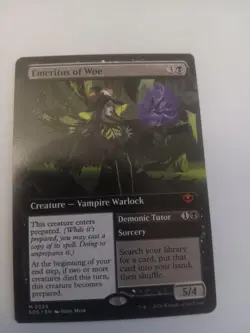 Emeritus of Woe (Extended Art) 324 Secrets of Strixhaven Magic: The Gathering NM - Image 1