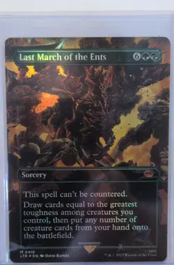 Last March of the Ents (Borderless) Universes Beyond: the Lord of the Rings: MTG - Image 2