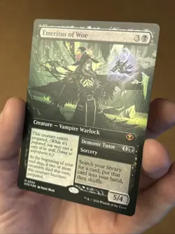 MtG Emeritus of Woe M 0324 (Extended Art) Secrets of Strixhaven Mythic Foil NM - Image 2