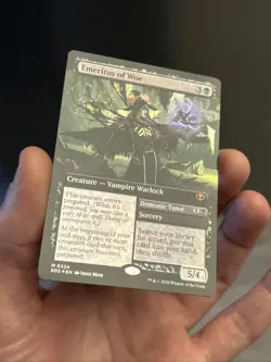 MtG Emeritus of Woe M 0324 (Extended Art) Secrets of Strixhaven Mythic Foil NM - Image 3