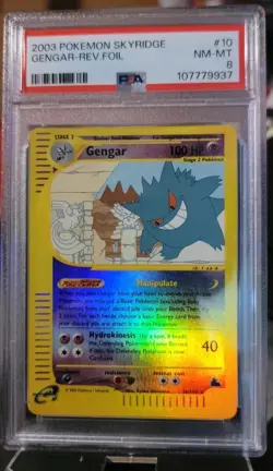 Pokemon Skyridge Gengar 10/144 PSA 8 NEAR MINT - MINT Reverse Holo - Image 1