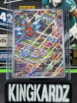 Pokemon TCG Rotom 197/182 SV10: Destined Rivals Illustration Rare Near Mint - Image 1