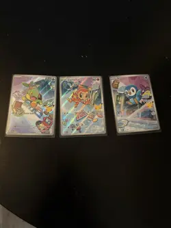 Pokemon TCG First Partner Illustration Collection Series 1 Gen 4 Sinnoh Starters - Image 1