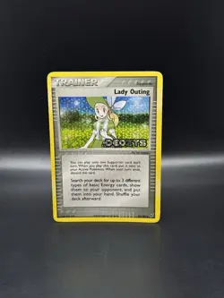 Lady Outing 87/107 EX Deoxys Reverse Holo Pokemon TCG - Image 1