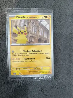 Pokemon TCG - Pikachu At The Museum Promo X3 SEALED - Image 4