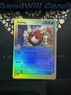 Seaking 21/109 EX Ruby & Sapphire Reverse Holo Pokemon TCG Near Mint - Image 1