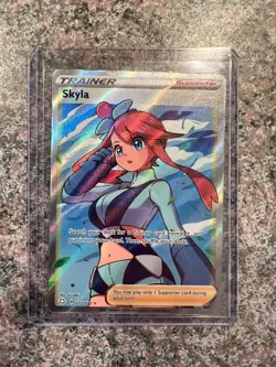 Skyla 072/072 Pokemon Shining Fates Full Art Trainer. - Image 1