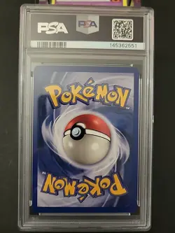 PSA 8 NM-MT 1999 POKEMON BASE SET 1999-2000 “4TH PRINT” #44 BULBASAUR - Image 2