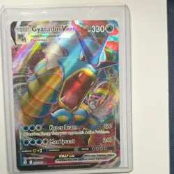 Pokemon Gyarados VMAX Evolving Skies Ultra Rare Full Art Holo 029/203 330 HP - Image 1