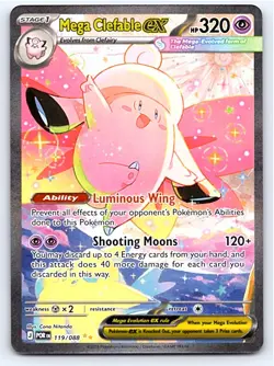 Pokemon Mega Clefable ex ME03: Perfect Order #119/088 [NM] - Image 1