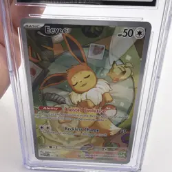 Pokemon CGC 9 Eevee Promo 2025 #173 SVP Prismatic Evolutions ETB English - Image 3