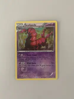 Pokemon SCOLIPEDE 40/98 Emerging Powers Reverse Holo : Vintage Original - Image 1