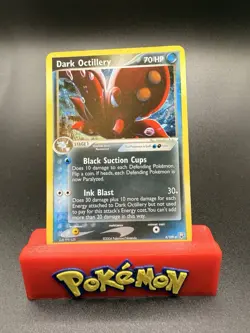 Dark Octillery Pokemon TCG 8/109 Team Rocket Returns Holo LP - Image 1