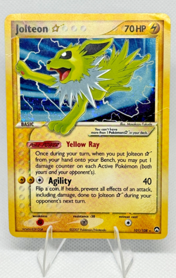 2007 POKEMON JOLTEON HOLO GOLD STAR EX POWER KEEPERS#101 - Image 1