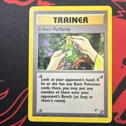 Pokemon Tcg Erika's Perfume #110 Pokemon Gym Heroes LP - Image 1
