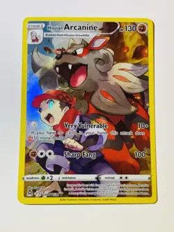 Pokemon Hisuian Arcanine Ultra Rare TG08/TG30 Lost Origin Holo 130 HP - Image 1