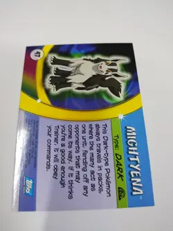 Dark Dog Pokemon 2004 Advanced Challenge Topps Mightyena #47 - Image 4