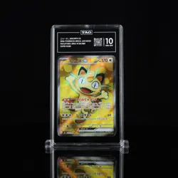 2026 Pokemon Mega Nullifying Zero Japanese 100/080 Meowth EX SR TAG 10 (988) - Image 1