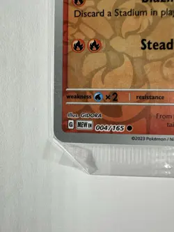 Pokemon Charmander 004/165 GameStop Promo Reverse Holo Scarlet & Violet 151 - Image 2