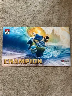 Blastoise & Piplup League Cup Champion Playmat Pokemon TCG (Near Mint) - Image 1