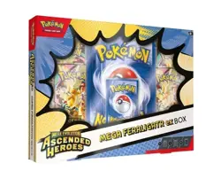 Pokemon TCG Ascended Heroes Mega Feraligatr Ex Box Preorder - Image 1