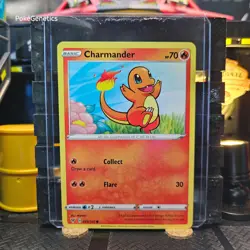 Charmander Vivid Voltage Pokemon TCG 023/185 Sword & Shield SWSH04 Common - Image 1
