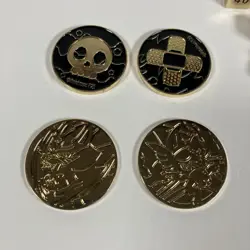 Pokemon Zacian Zamazenta Metal Coin Dice Poison And Burn Counter Lot - Image 2